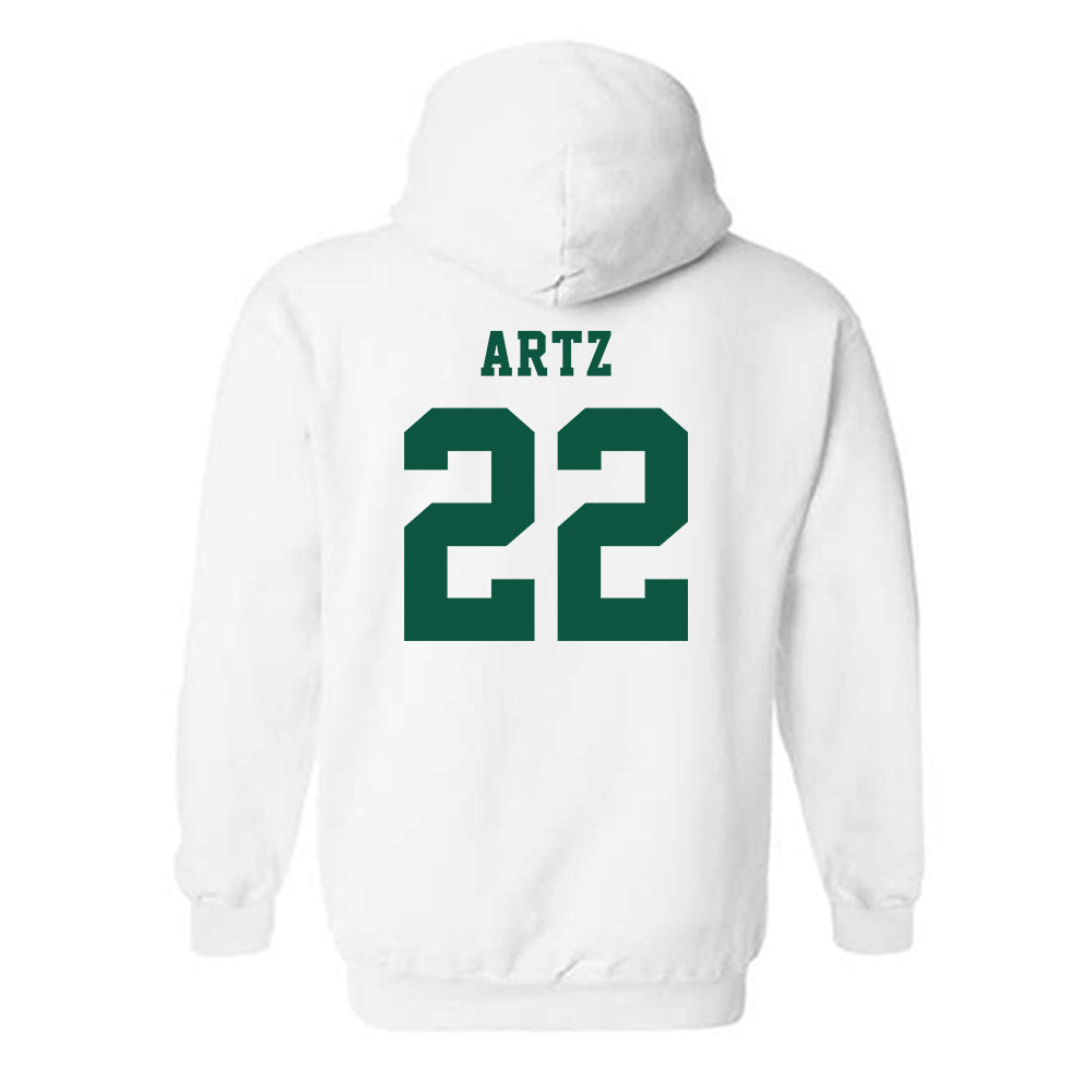 NDSU - NCAA Football : Hudson Artz - Classic Shersey Hooded Sweatshirt-1