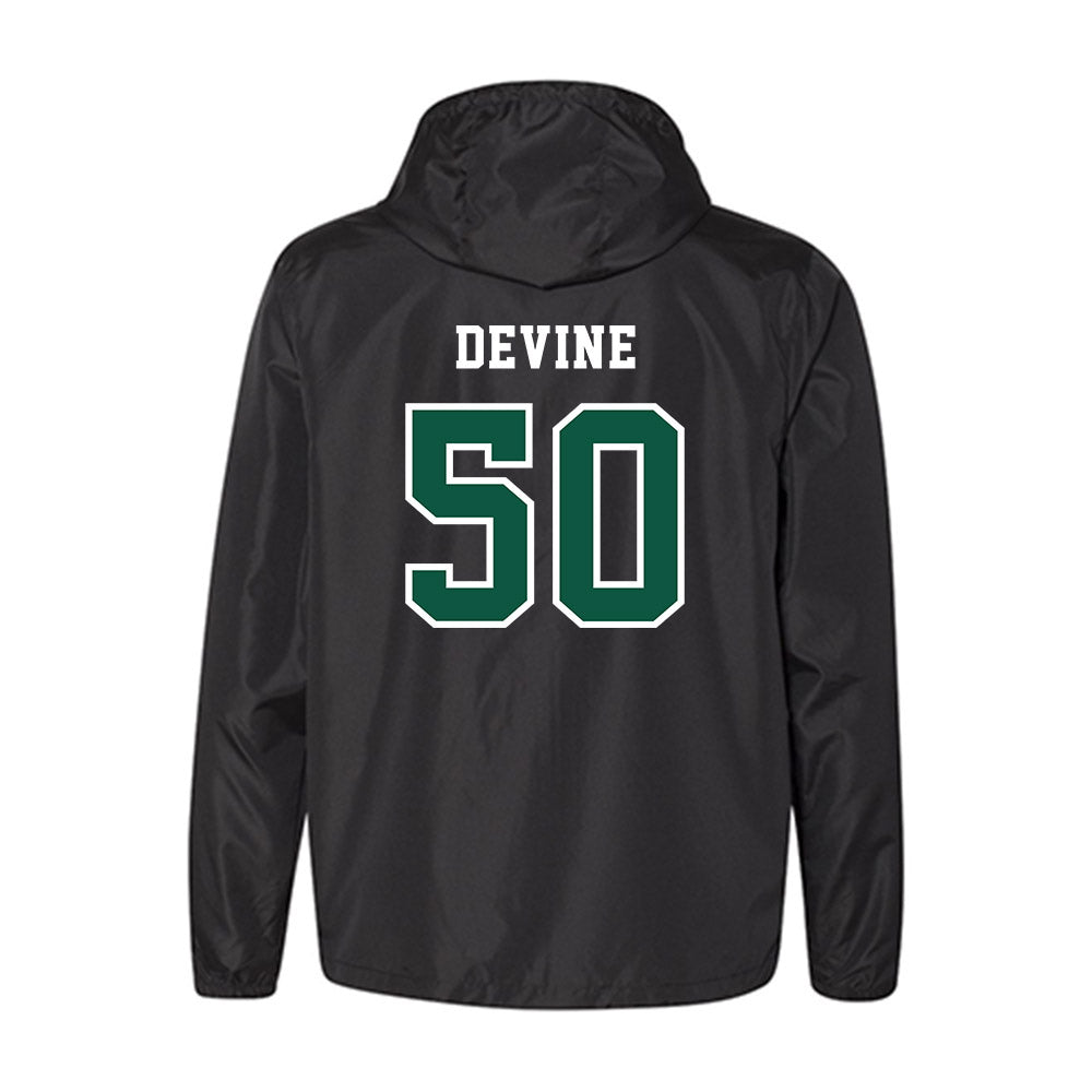 NDSU - NCAA Football : Damian Devine - Black Windbreaker-1