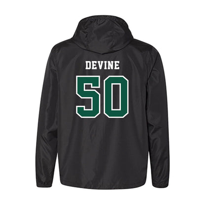 NDSU - NCAA Football : Damian Devine - Black Windbreaker-1