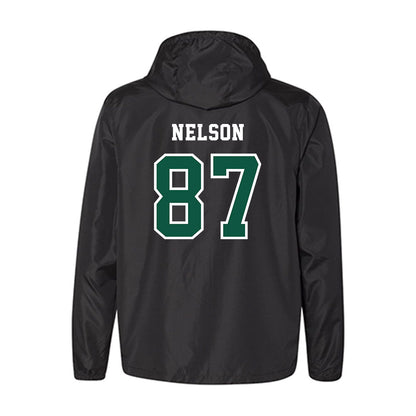 NDSU - NCAA Football : Noah Nelson - Black Windbreaker-1