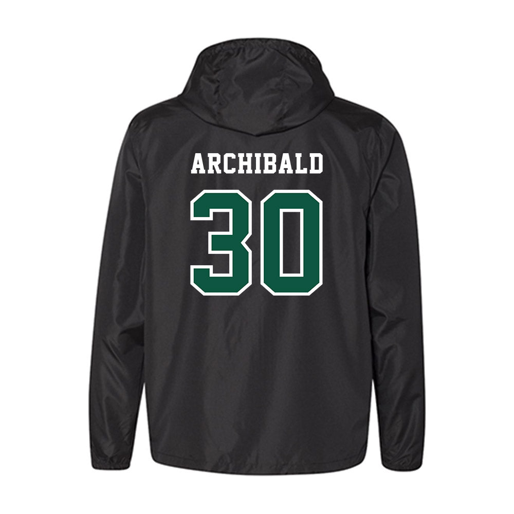 NDSU - NCAA Football : Jaylen Archibald - Black Windbreaker-1