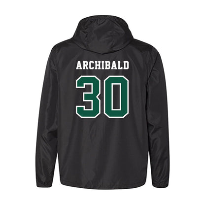 NDSU - NCAA Football : Jaylen Archibald - Black Windbreaker-1