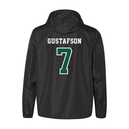 NDSU - NCAA Baseball : Evan Gustafson - Black Windbreaker-1