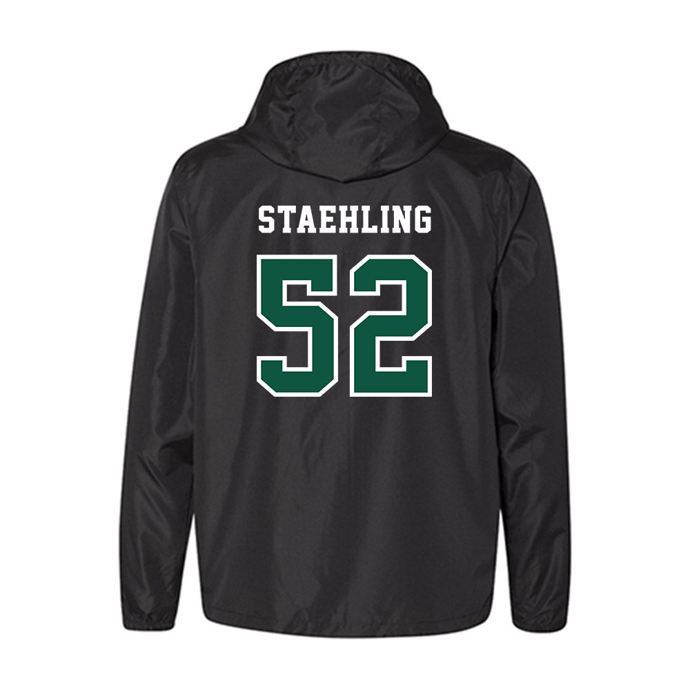 NDSU - NCAA Football : Nathaniel Staehling - Black Windbreaker-1