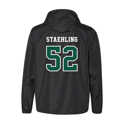 NDSU - NCAA Football : Nathaniel Staehling - Black Windbreaker-1