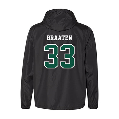 NDSU - NCAA Football : Walker Braaten - Black Windbreaker-1