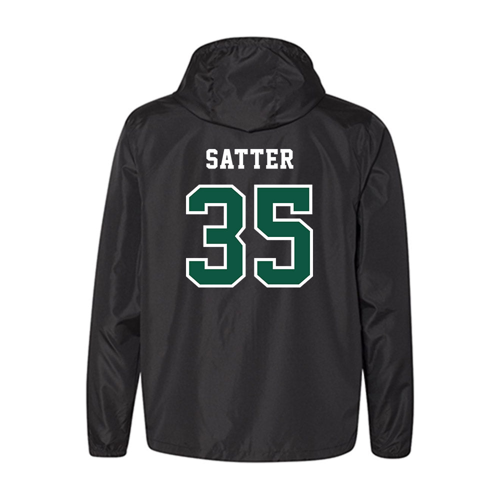 NDSU - NCAA Football : Ryland Satter - Black Windbreaker-1