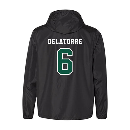 NDSU - NCAA Softball : Jessica Delatorre - Black Windbreaker-1