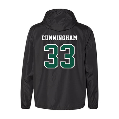 NDSU - NCAA Football : Gabriel Cunningham - Black Windbreaker-1
