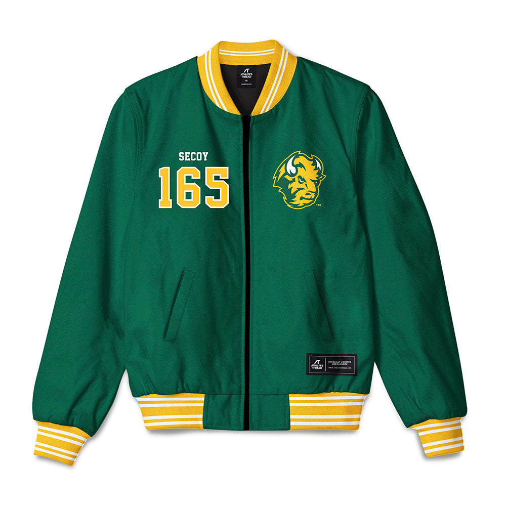 NDSU - NCAA Wrestling : Tyler Secoy - Bomber Jacket-0