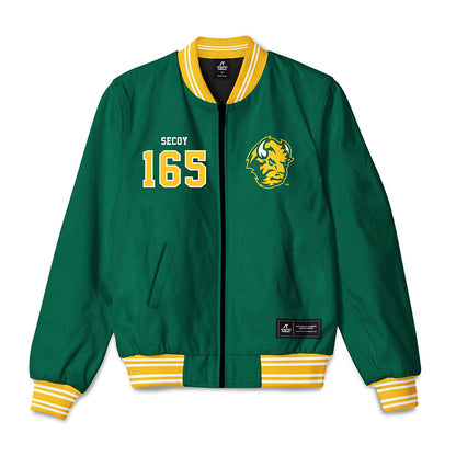 NDSU - NCAA Wrestling : Tyler Secoy - Bomber Jacket-0