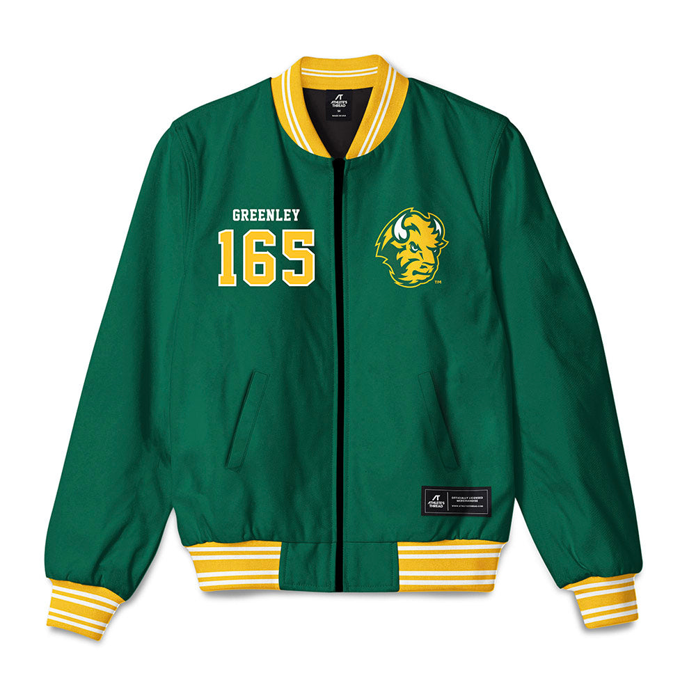 NDSU - NCAA Wrestling : Boeden Greenley - Bomber Jacket-0