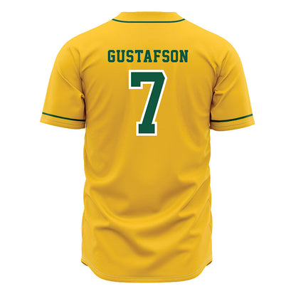 NDSU - NCAA Baseball : Evan Gustafson - Yellow Jersey-1