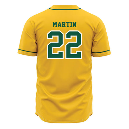 NDSU - NCAA Baseball : Tate Martin - Yellow Jersey-1