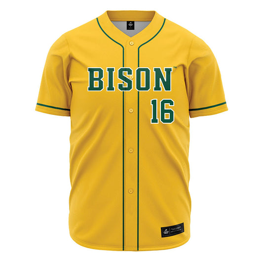 NDSU - NCAA Baseball : Austin Boylan - Yellow Jersey-0