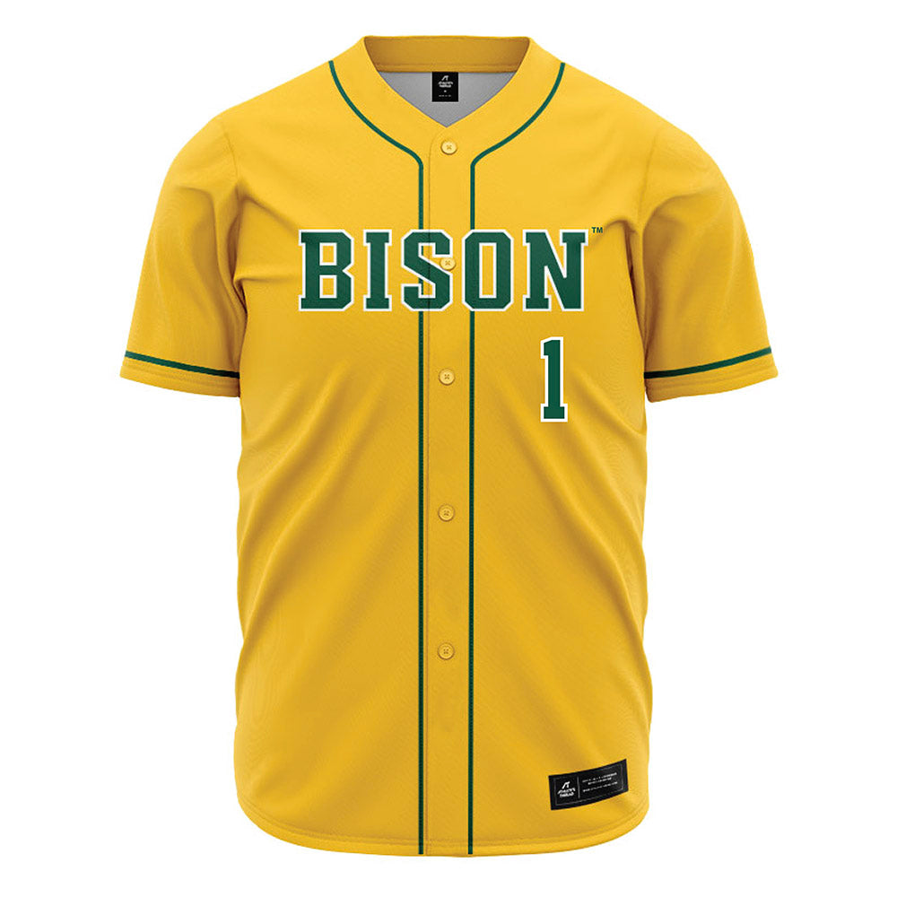 NDSU - NCAA Baseball : Noah Gordon - Yellow Jersey-0