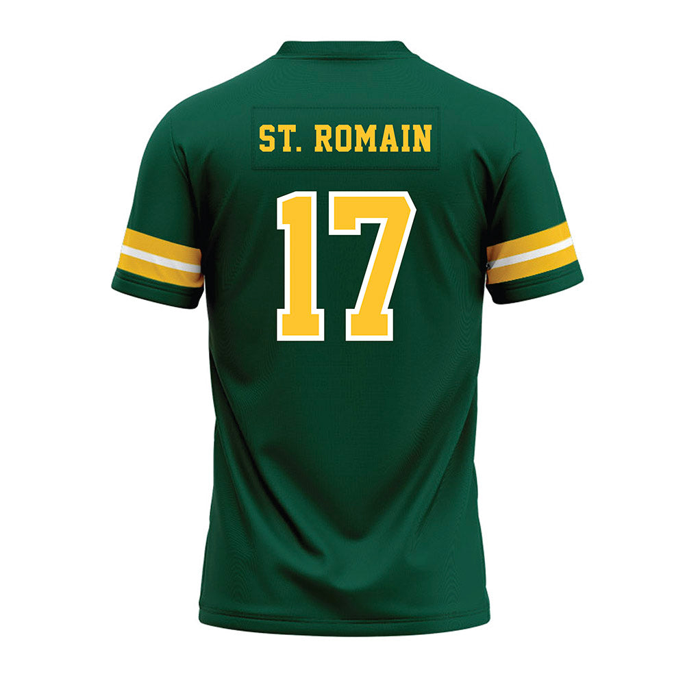 NDSU - NCAA Football : Isiah St. Romain - Green Premium Football Jersey-1