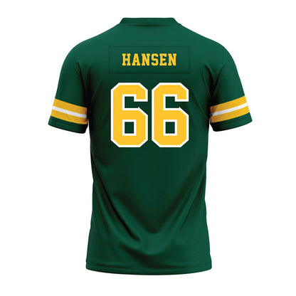 NDSU - NCAA Football : Jack Hansen - Green Premium Football Jersey-1