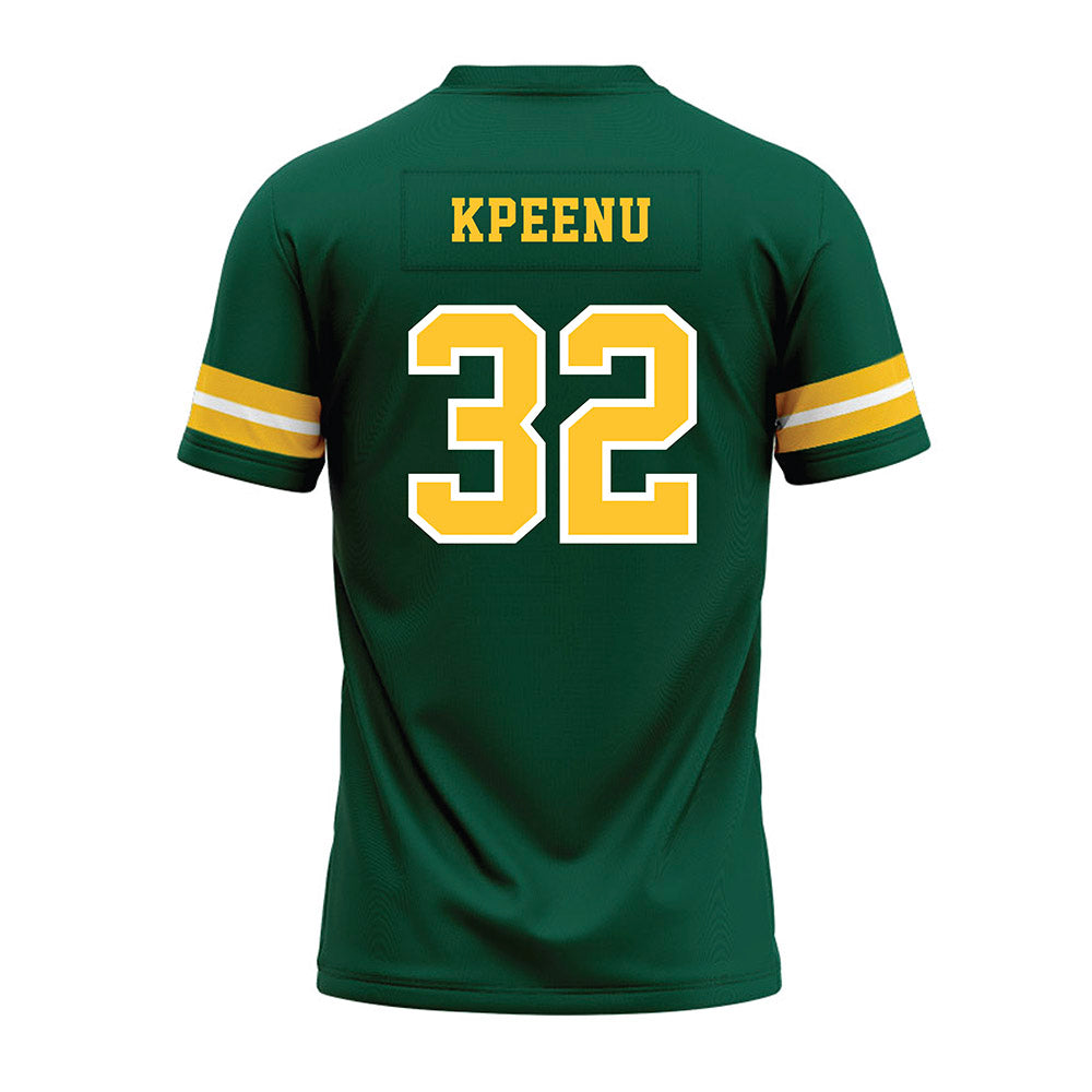 NDSU - NCAA Football : Barry Kpeenu - Green Premium Football Jersey-1