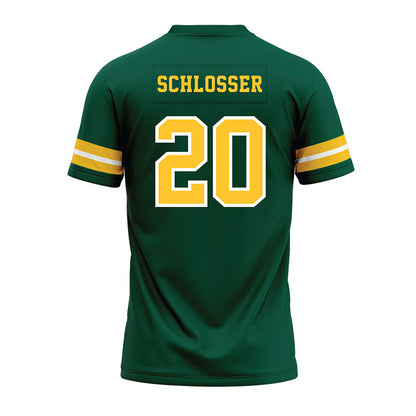 NDSU - NCAA Football : Drake Schlosser - Green Premium Football Jersey-1