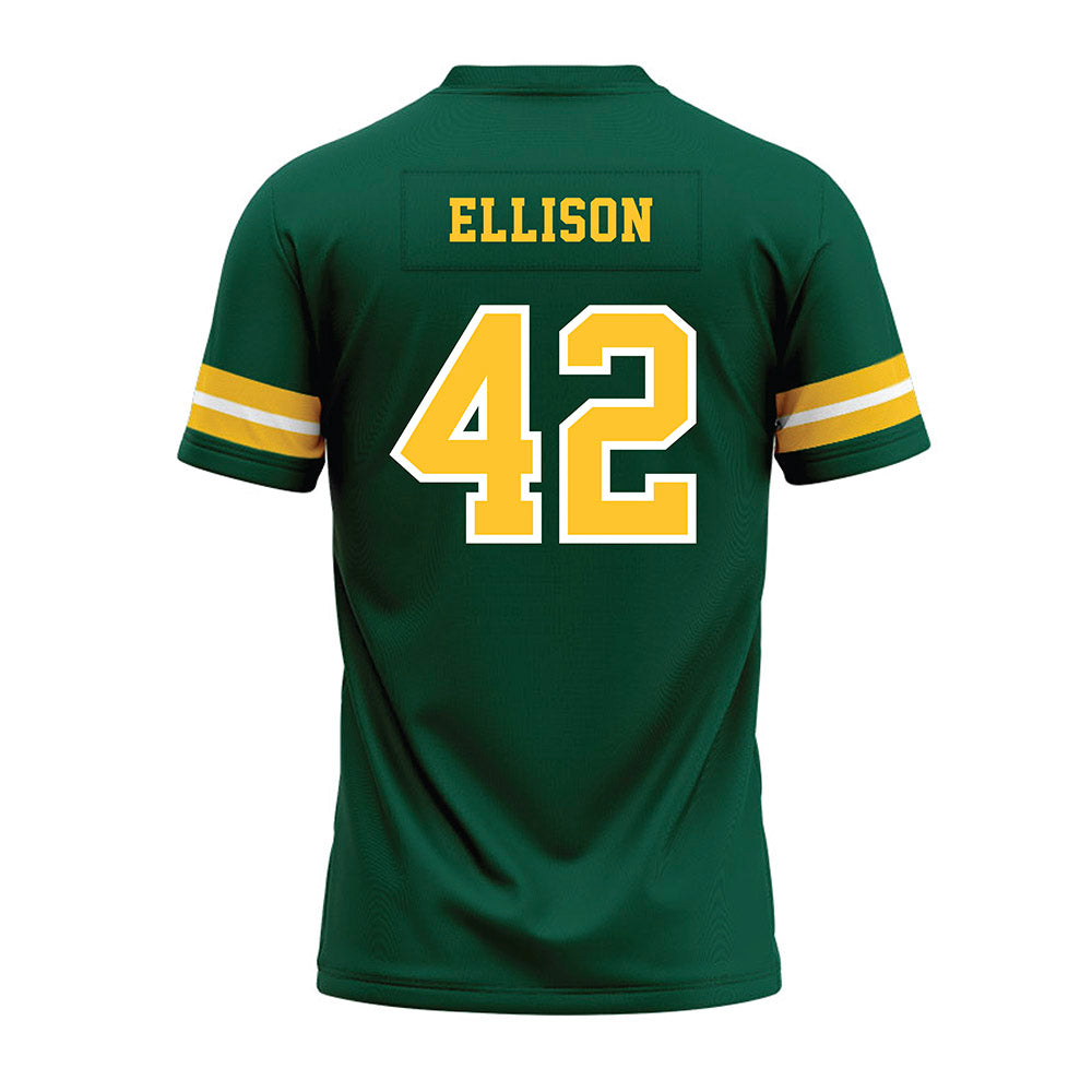 NDSU - NCAA Football : Isaac Ellison - Green Premium Football Jersey-1