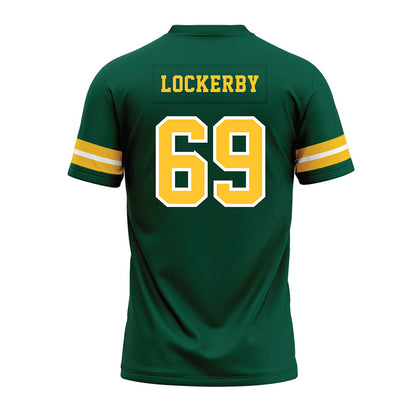 NDSU - NCAA Football : Devin Lockerby - Green Premium Football Jersey-1