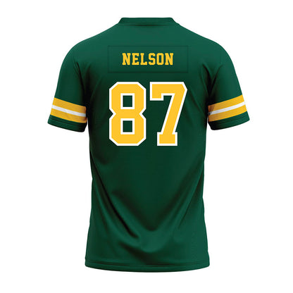 NDSU - NCAA Football : Noah Nelson - Green Premium Football Jersey-1