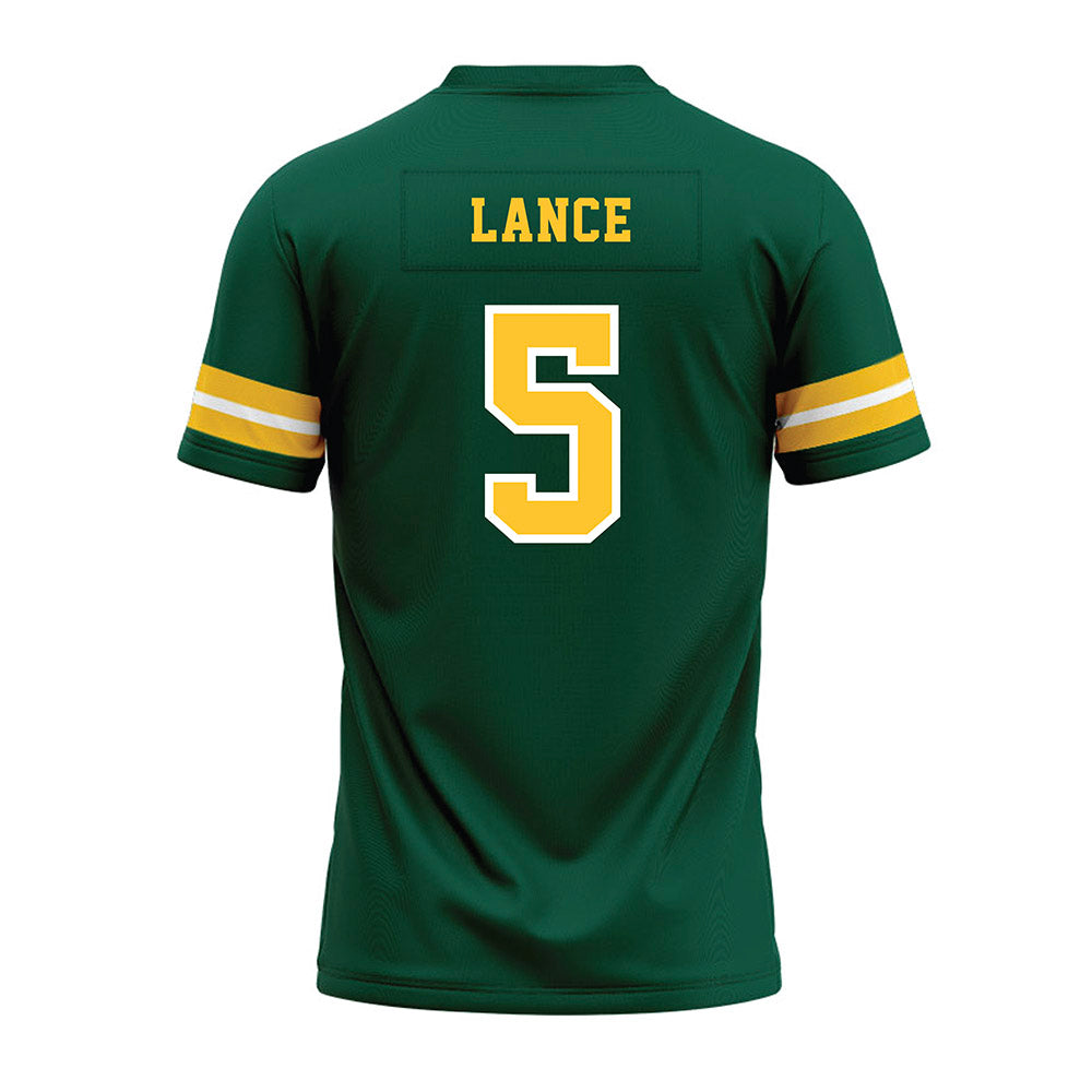NDSU - NCAA Football : Bryce Lance - Green Premium Football Jersey-1