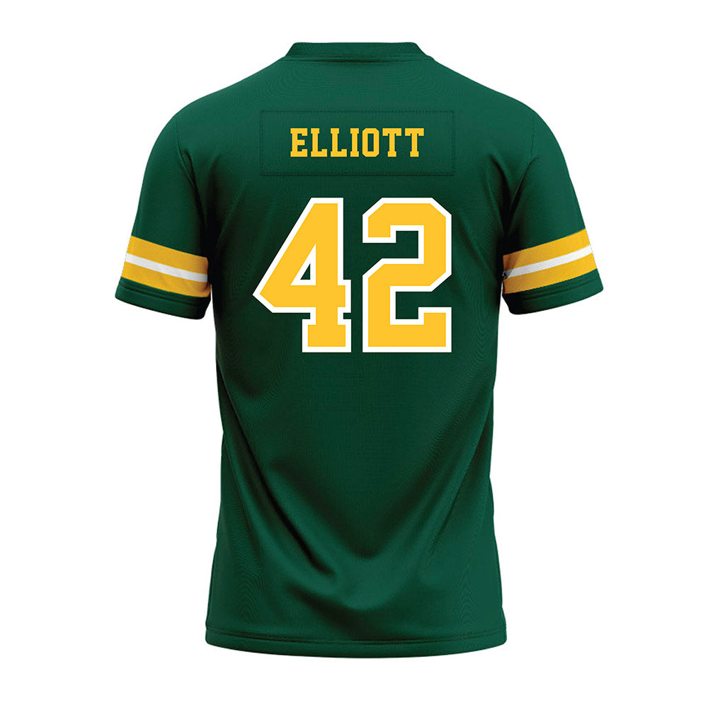 NDSU - NCAA Football : Alex Elliott - Green Premium Football Jersey-1
