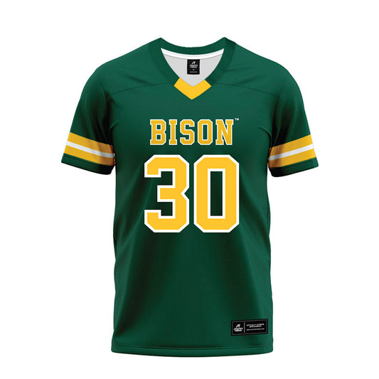 NDSU - NCAA Football : Kelly Watson - Green Premium Football Jersey-0