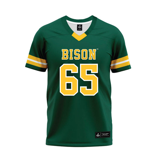NDSU - NCAA Football : Brody Clubb - Green Premium Football Jersey-0