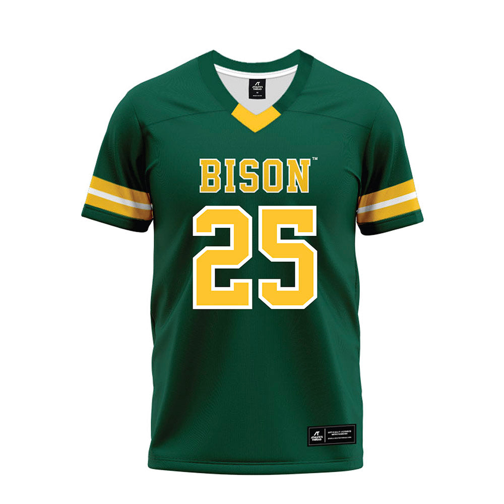 NDSU - NCAA Football : Ray James Jr - Green Premium Football Jersey-0