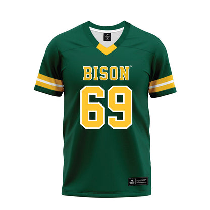 NDSU - NCAA Football : Devin Lockerby - Green Premium Football Jersey-0
