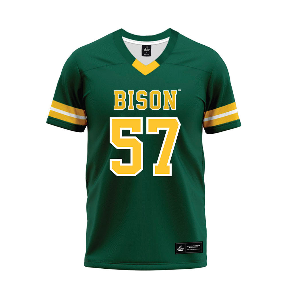 NDSU - NCAA Football : Gavin Wang - Green Premium Football Jersey-0