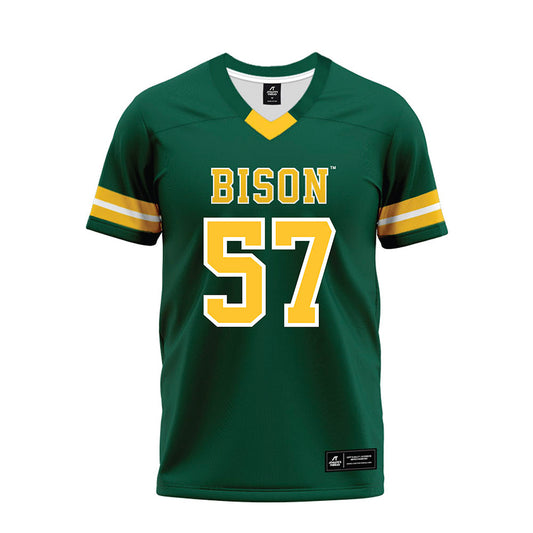 NDSU - NCAA Football : Gavin Wang - Green Premium Football Jersey-0