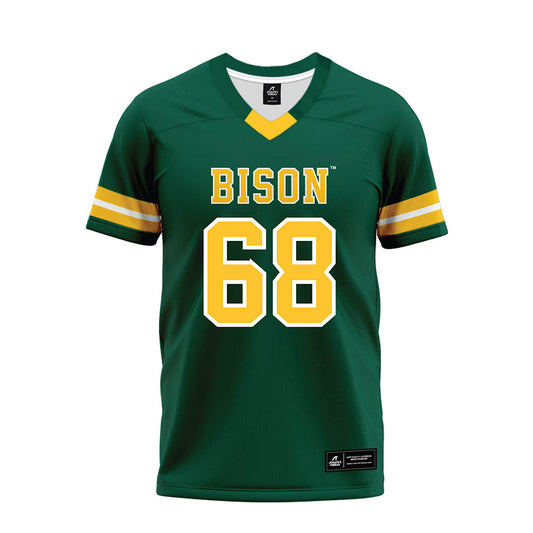 NDSU - NCAA Football : Coy Okeson - Green Premium Football Jersey-0