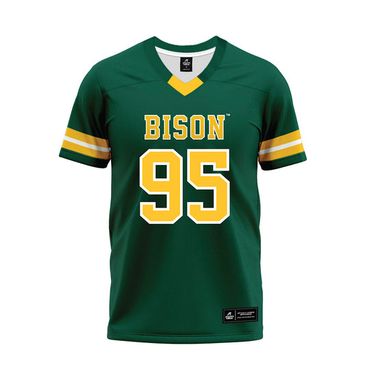 NDSU - NCAA Football : Zach Vanderpool - Green Premium Football Jersey-0