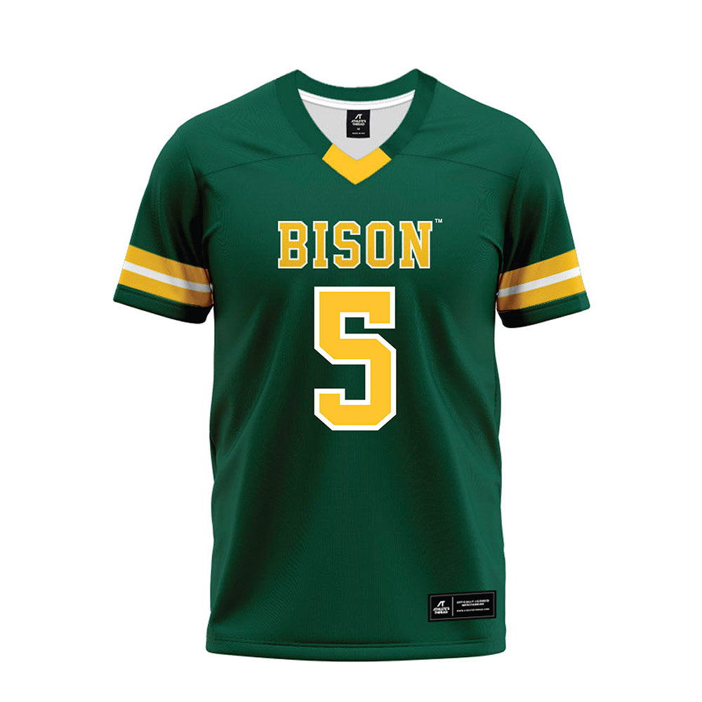 NDSU - NCAA Football : Bryce Lance - Green Premium Football Jersey-0