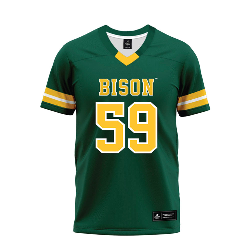 NDSU - NCAA Football : James Nellis - Green Premium Football Jersey-0