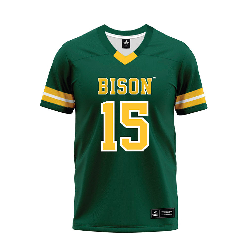 NDSU - NCAA Football : Mekhi Collins - Green Premium Football Jersey-0