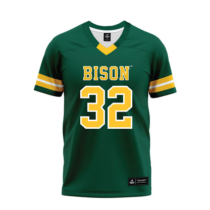 NDSU - NCAA Football : Barry Kpeenu - Green Premium Football Jersey-0