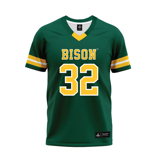 NDSU - NCAA Football : Barry Kpeenu - Green Premium Football Jersey-0