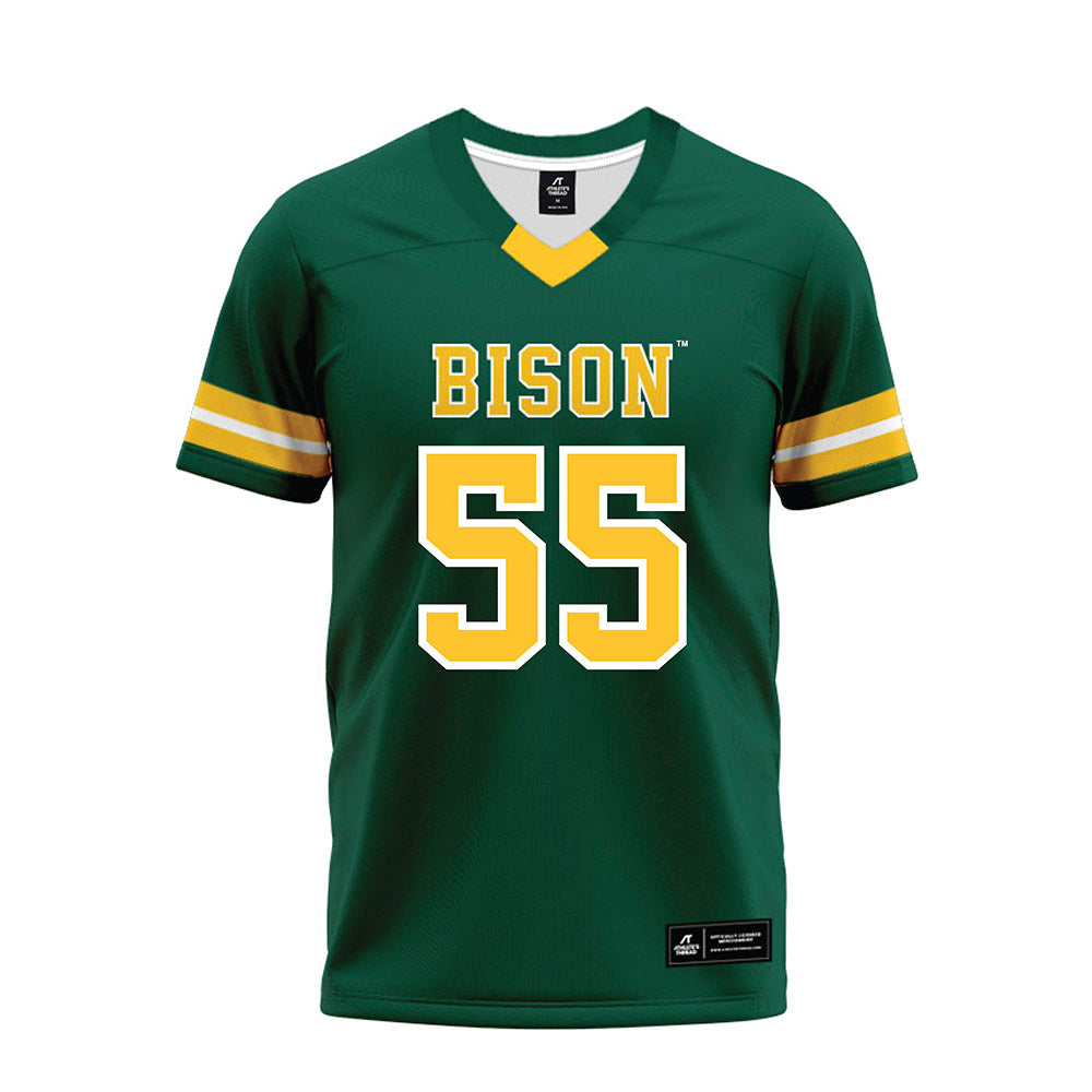 NDSU - NCAA Football : Oliver Lucht - Green Premium Football Jersey-0