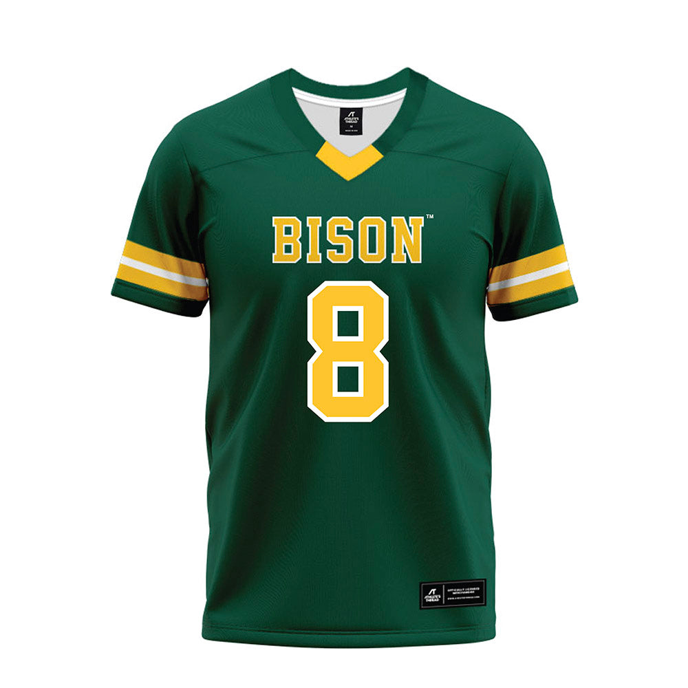 NDSU - NCAA Football : Barika Kpeenu - Green Premium Football Jersey-0