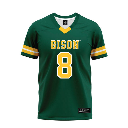 NDSU - NCAA Football : Barika Kpeenu - Green Premium Football Jersey-0