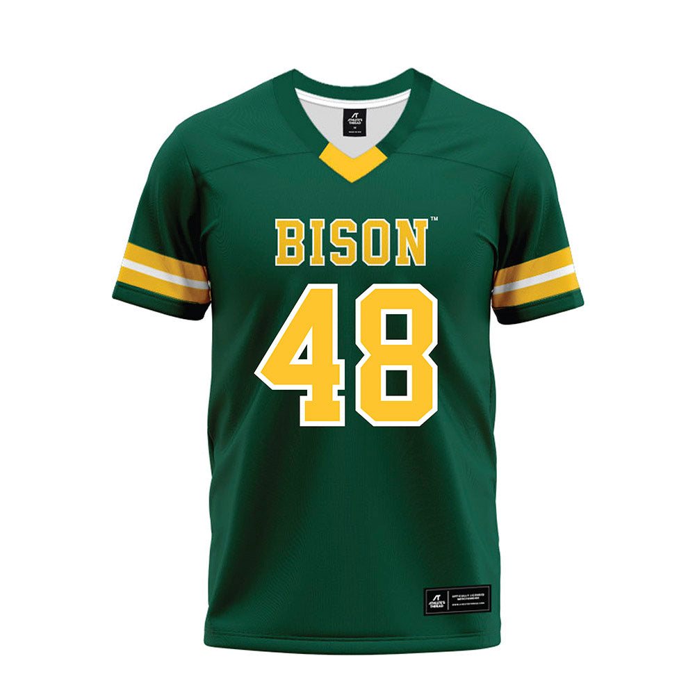 NDSU - NCAA Football : Blake Schiltz - Green Premium Football Jersey-0