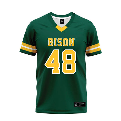 NDSU - NCAA Football : Blake Schiltz - Green Premium Football Jersey-0