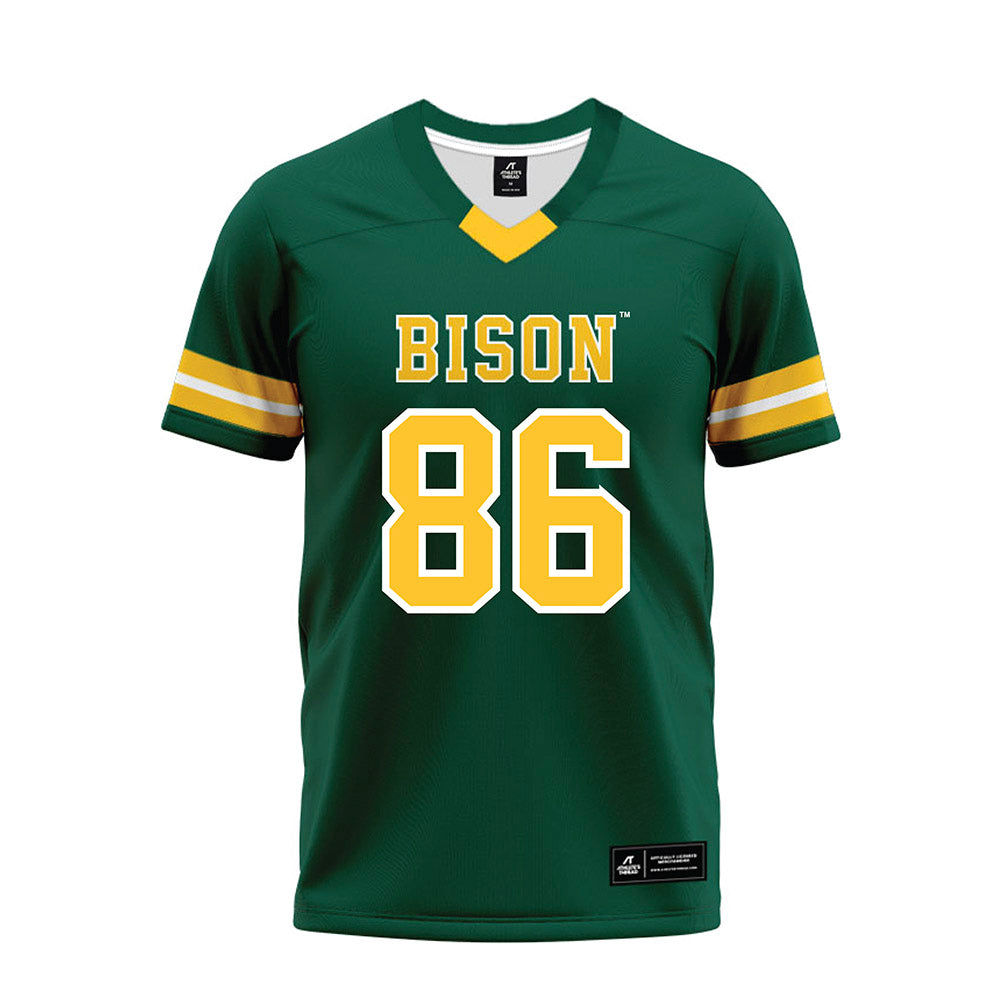 NDSU - NCAA Football : Dylan Vokal - Green Premium Football Jersey-0