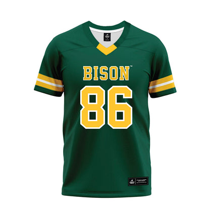 NDSU - NCAA Football : Dylan Vokal - Green Premium Football Jersey-0