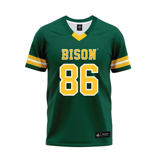 NDSU - NCAA Football : Dylan Vokal - Green Premium Football Jersey-0